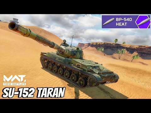 SU-152 TARAN MK3 MISSILE GAMEPLAY STILL WORTH OR NOT 🤔 MWT:TANK BATTLES