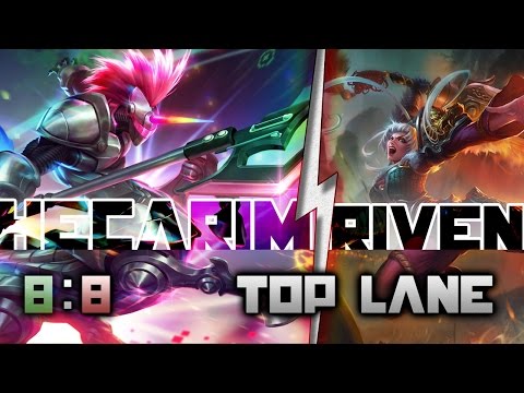Sick Motion as Hecarim vs Riven in the top lane!