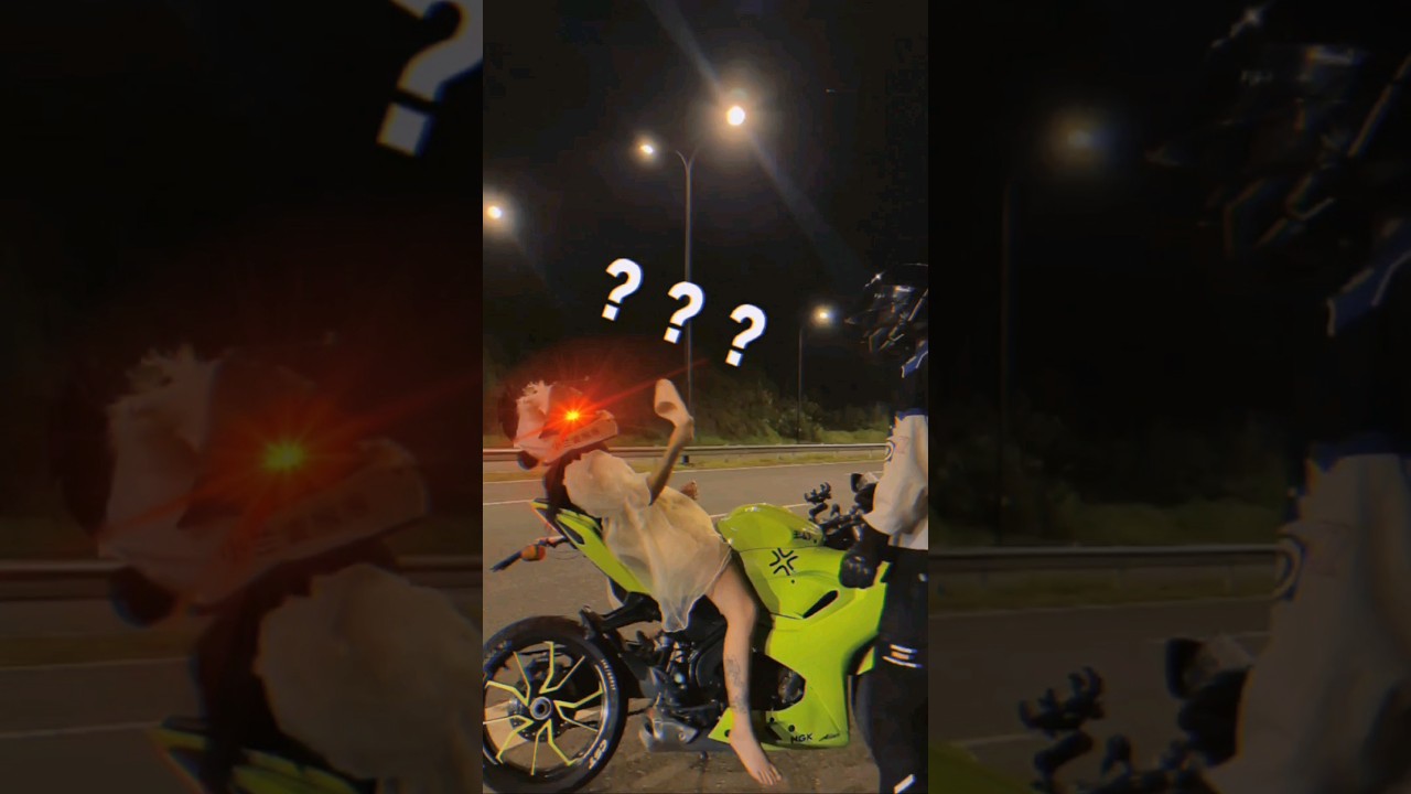 Is it too late to run away 😭#motorcycle #moto #bike