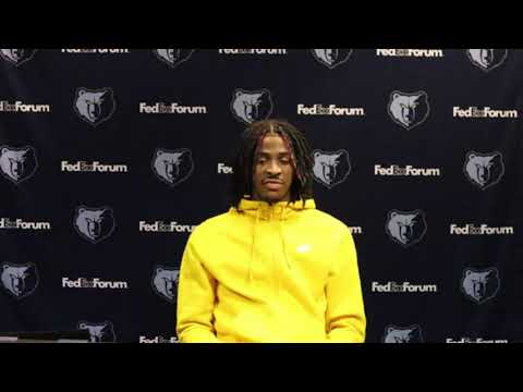 MEM@LAL: Ja Morant postgame 10.24.21