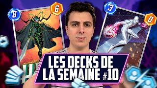 LES DECKS DE LA SEMAINE SUR MARVEL SNAP - SILVERSURFER / LEECH / HELA