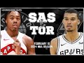 San Antonio Spurs vs Toronto Raptors Full Game Highlights | Feb 12 | 2024 NBA Season