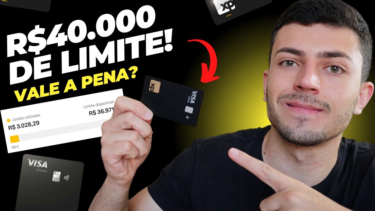Meu cartão XP veio com 40.000 de limite. Vale a pena? Como funciona?