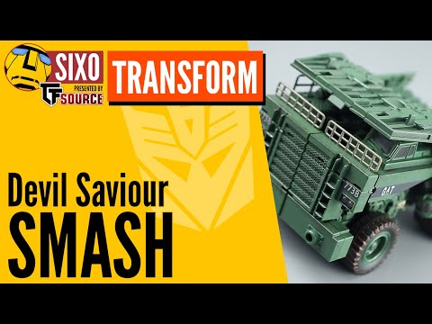 TRANSFORMATION: Transformers Devil Saviour DS-04 Smash