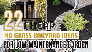 22 Cheap No Grass Backyard Ideas For Low-Maintenance Garden