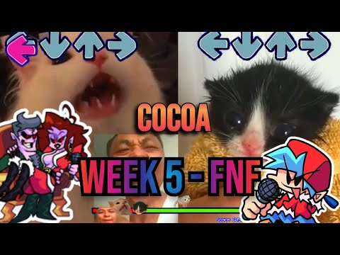 THURSTON Waffles vs TOWEL KITTEN! - Friday Night Funkin' Week 5 Cocoa Animation ft. Angry Asian Man
