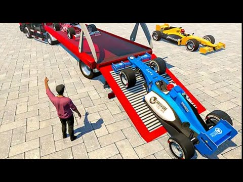 Formula Car Transport Truck: Cruise Ship Simulator #3