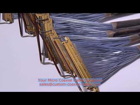 Vision system micro coax for HDMI 2.1 short runs MINIFLEX 3-BFN 25P micro coax ultrasound cable Wiri