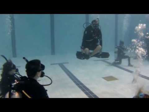 Action Scuba Pool Session - Hovering Demo