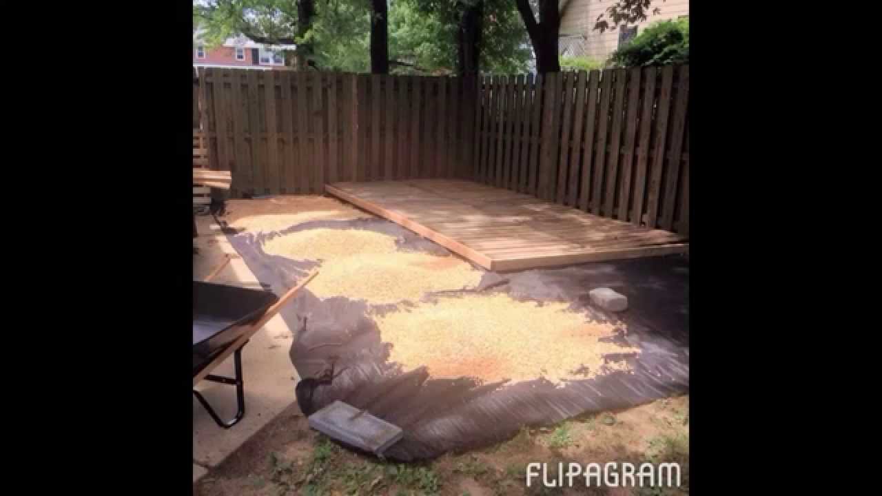 DIY Backyard Lounge- $350- with Deck & Firepit- NapturalNicole.com