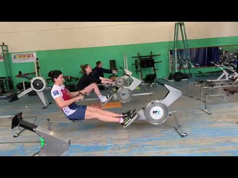 Елена Орябинская - серебряный призер Олимпийских игр в Токио. Подготовка на гребном эргометре RP3 