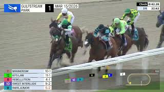 Gulfstream Park March 15, 2026 Race 1