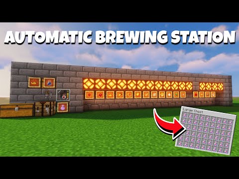 Minecraft Easy Automatic Brewing Station - Make Any Potion | Gausuch Gamer