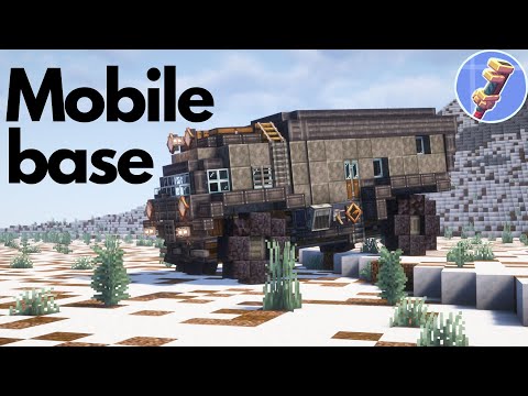 Working Mobile truck base in Minecraft!