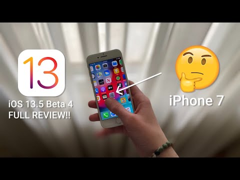 iOS 13.5 Beta 4 On iPhone 7 FULL REVIEW!! || Should You Update?