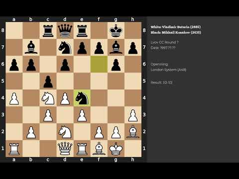 Vladimir Buturin - Mikhail Kozakov | London System | 1997