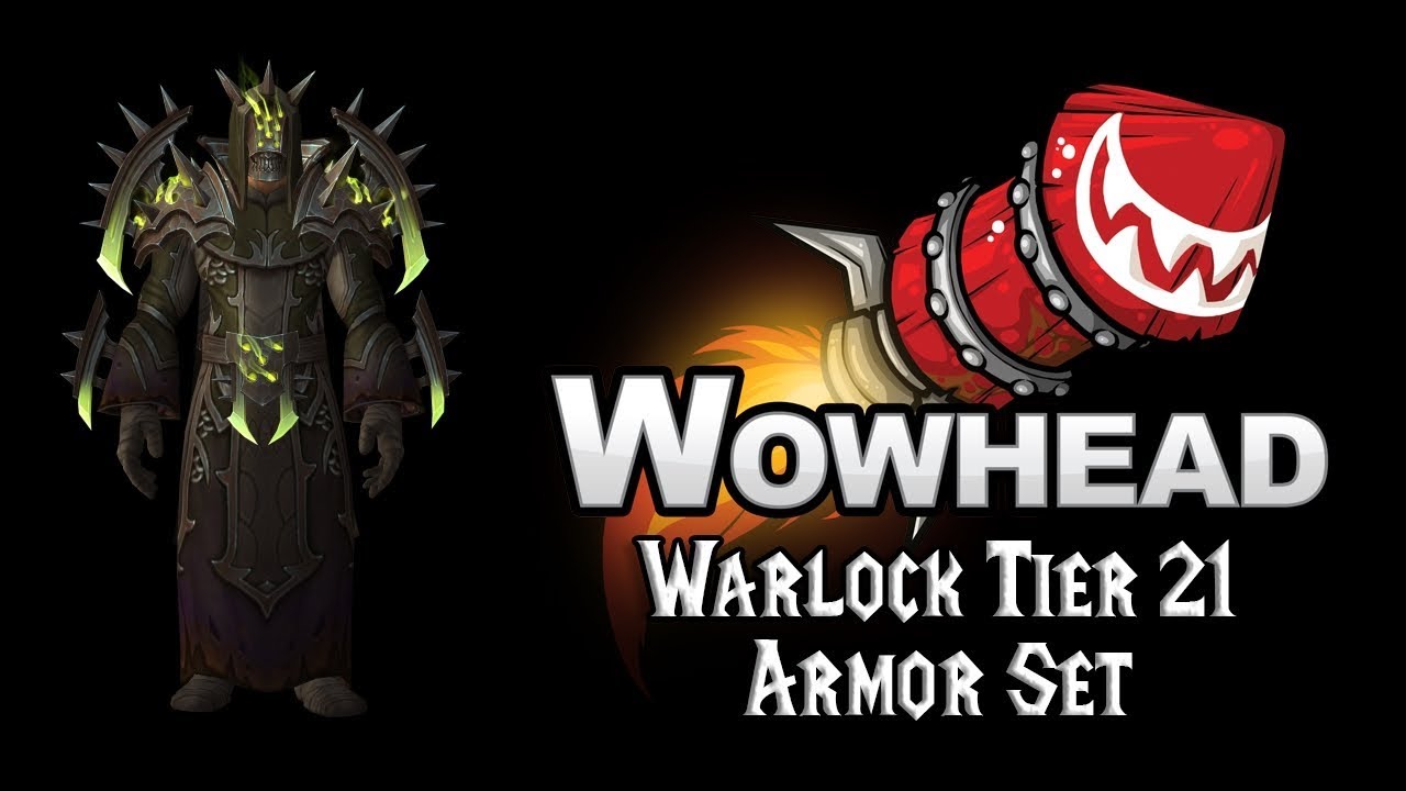 Warlock Tier 21 Armor Set - Grim Inquisitor's Regalia - YouTube