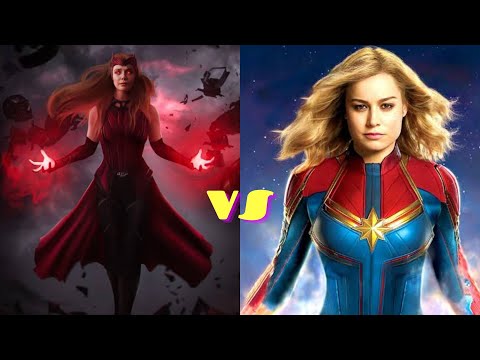 Scarlet witch vs captain Marvel