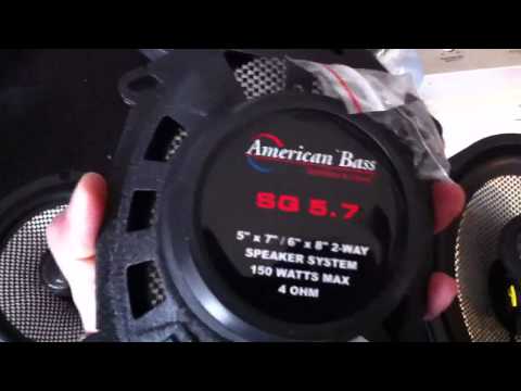 American Bass Full Range speakers