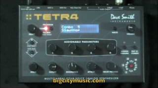 Video thumbnail for DSI Tetra Polyphonic Synth Module - Combo Presets by bigcitymusic