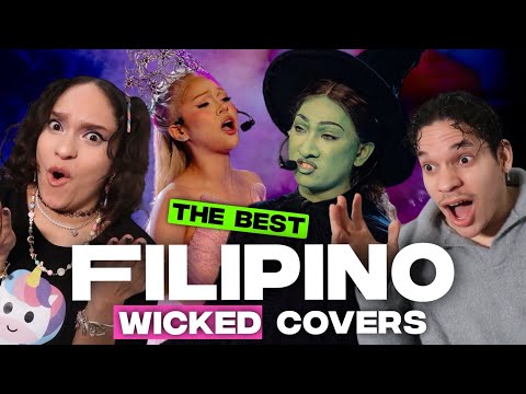 They are actually better than the original...Waleska & Efra react to Filipino Singers vs Wicked