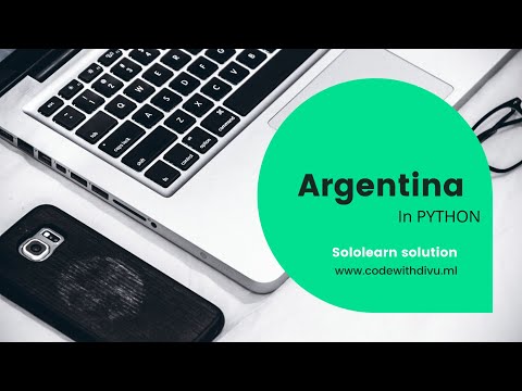 Argentina Code_code Solution Using Python Sololearn