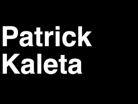 How to Pronounce Patrick Kaleta Buffalo Sabres NHL Hockey Player Runforthecube