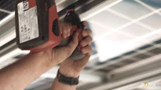 Helios RC3  : mounting system for solar canopies, by Dome Solar.