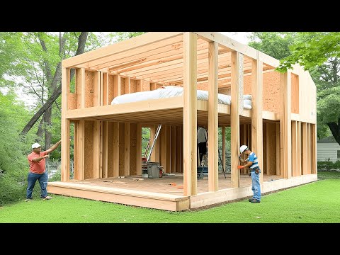 Man Builds Amazing Shed with Loft Bed | Build From Scratch by @EveryotherKarl