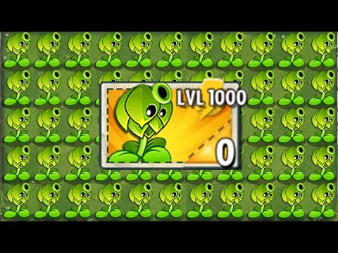 Every Pea Plant LEVEL 1000 Power-Up! in Plants vs Zombies 2