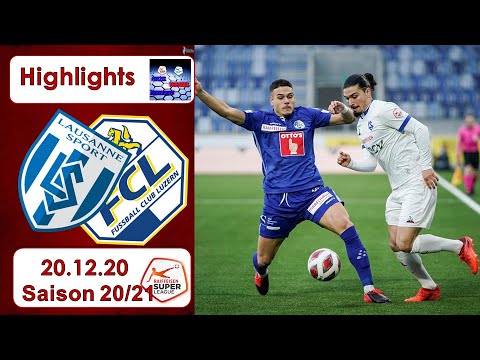 Highlights: FC Lausanne - Sport vs FC Luzern (20.12.2020)