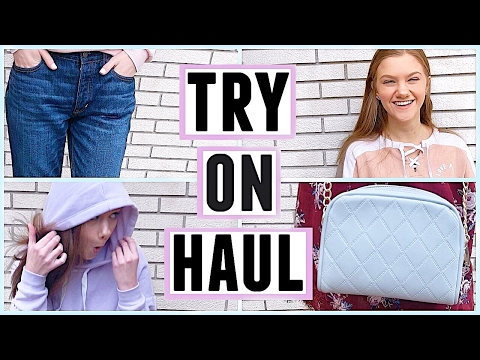 TRY ON HAUL 2017! Victoria's Secret PINK, Forever 21, Pacsun, and More! Video