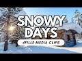 2024 2025 2026 Snowy Days Snowing Log Cabin With Fireplace Aesthetic For Relaxation 30 Minutes