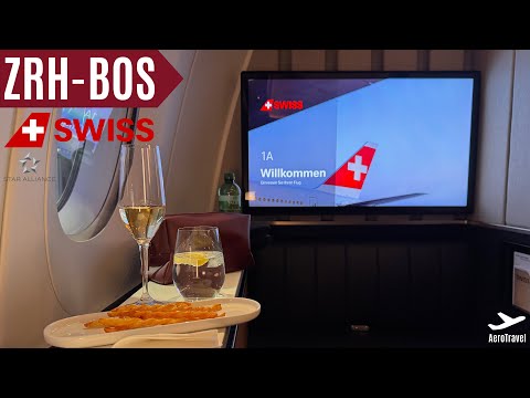 SWISS SENSES FIRST CLASS to BOSTON | GAMECHANGER or MEDIOCRE FIRST CLASS? | TRIPREPORT 4K UHD