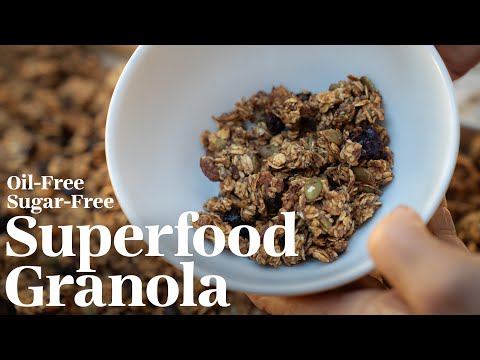 The ONLY Granola Recipe You'll Ever Need (OIL- FREE & No added SUGAR) The SECRET to Perfect Granola