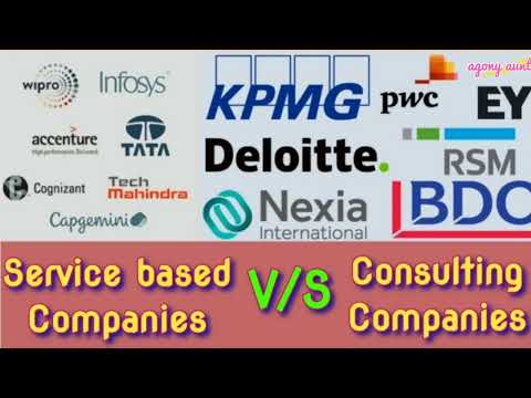 Top 10 Differences Between the Service Based Companies and the Consulting Companies | 2026