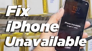 Fix iPhone unavailable iPhone 13 iPhone 14 iPhone 15 pro