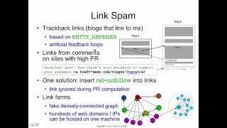 Web search 9: link spam