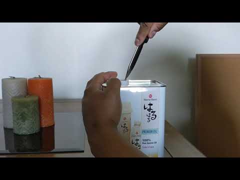 YouTube video about: How to open pure sesame oil can?