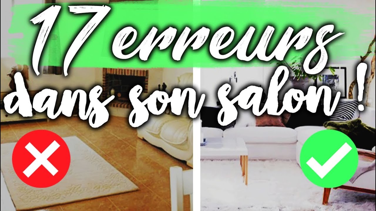 17 ERREURS COURANTES DÉCO SALON
