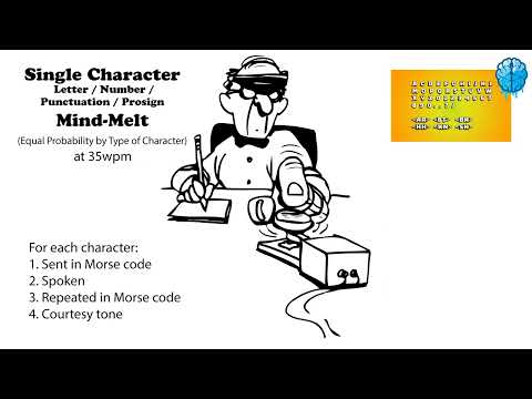 Single Character (Letter/Number/Punctuation/Prosign) - Mind-Melt - 35wpm