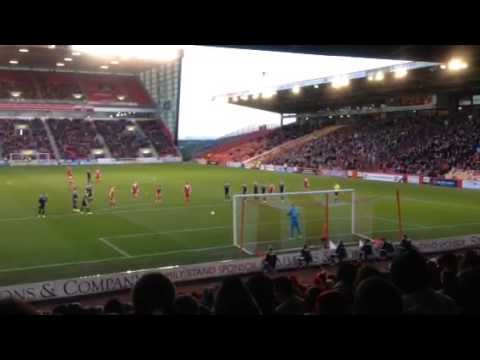 Scott Vernon penalty miss - Aberdeen v Ross County