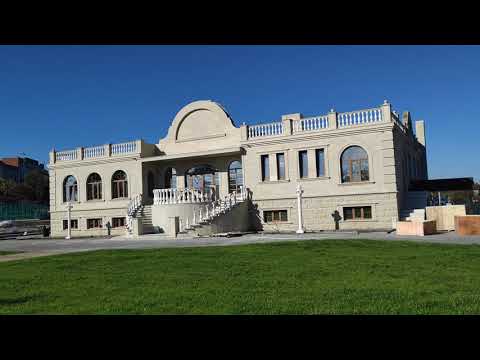 Pridniestria, Walking tour in Tiraspol city, The center Ekatherene park. Narated. 1080 HD.