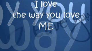 Eric Martin - I love you the way you love (Lyrics)