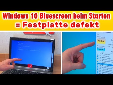 Windows 10 Bluescreen beim Start = Festplatte defekt ๐ฃ SMART auslesen
