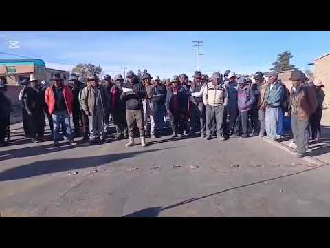 Pronunciamiento de la provincia José maría libares, municipio de Puna del departamento de potosí
