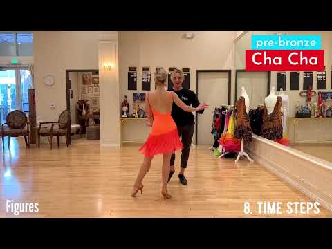 Cha Cha - bronze level - ballroom dance lesson with Oleg Astakhov in Beverly Hills 