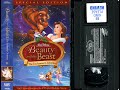 Opening To Beauty And The Beast The Enchanted Christmas US VHS 2002 Special Edition