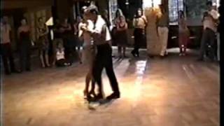 Osvaldo Zotto e Lorena Ermocida aula de Tango Milonga