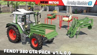 FS22 | FENDT 380 GTA Pack v1.4.0.0 - Farming Simulator 22 New Mods Review 2K60